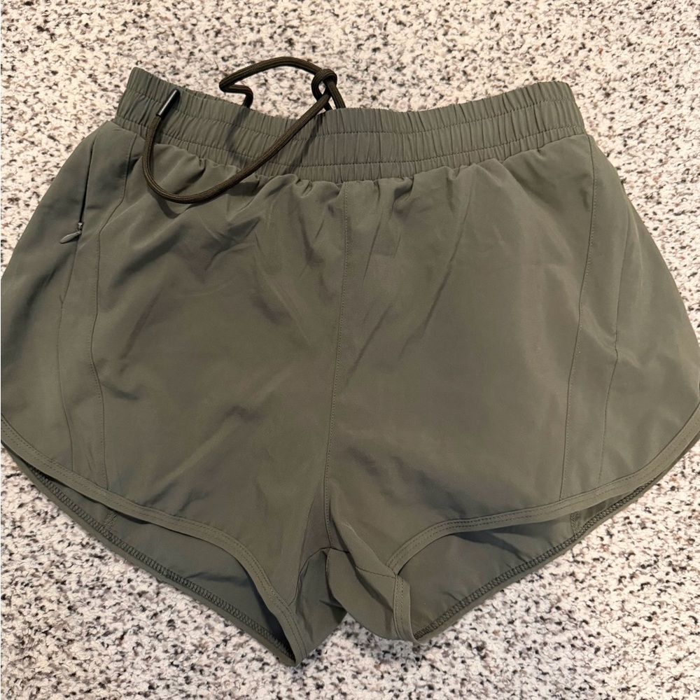 Lululemon Athletica Sage Green Athletic Shorts